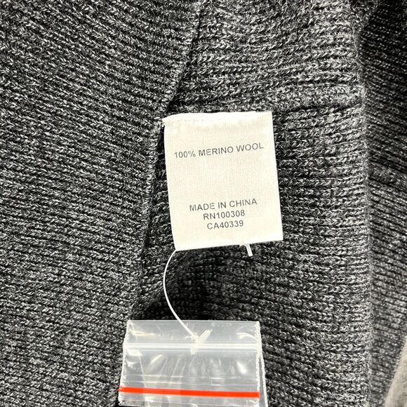 Peter‎ Millar Sweater Mens Medium Gray Blue Crown Crewneck Merino Wool Knit - Picture 13 of 16